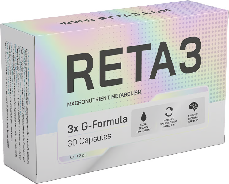 Reta3 Capsules pack with 3x G-Formula, 30 capsules